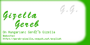 gizella gereb business card